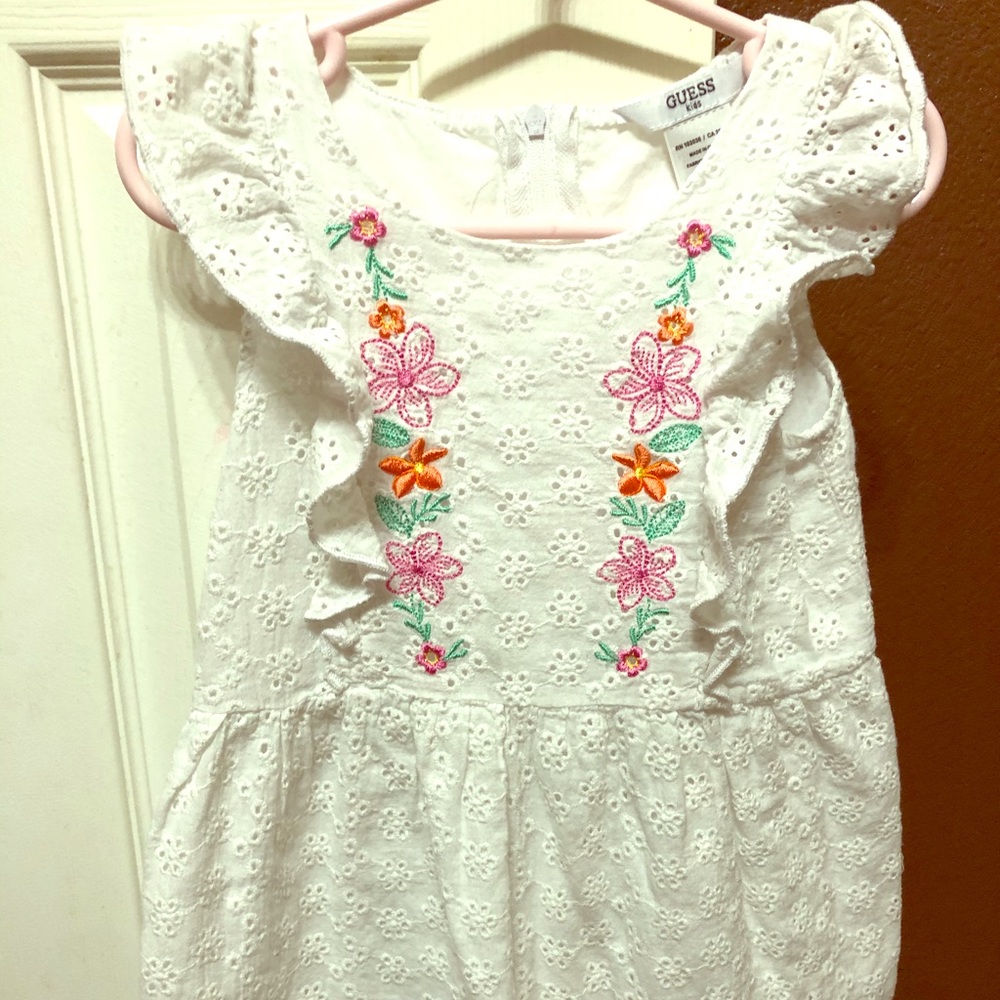 White GUESS summer dress